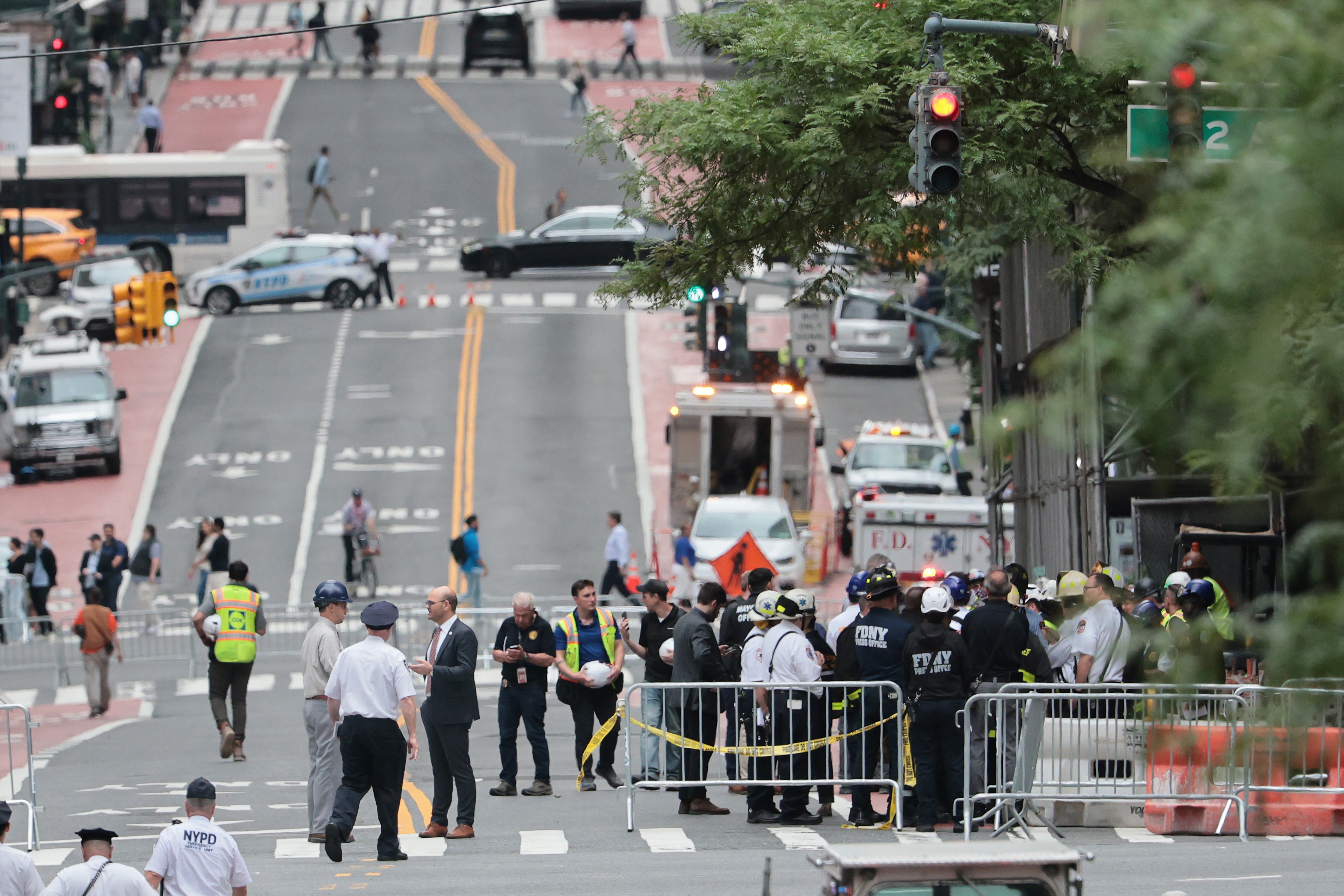 No injuries were reported in the incident, officials said