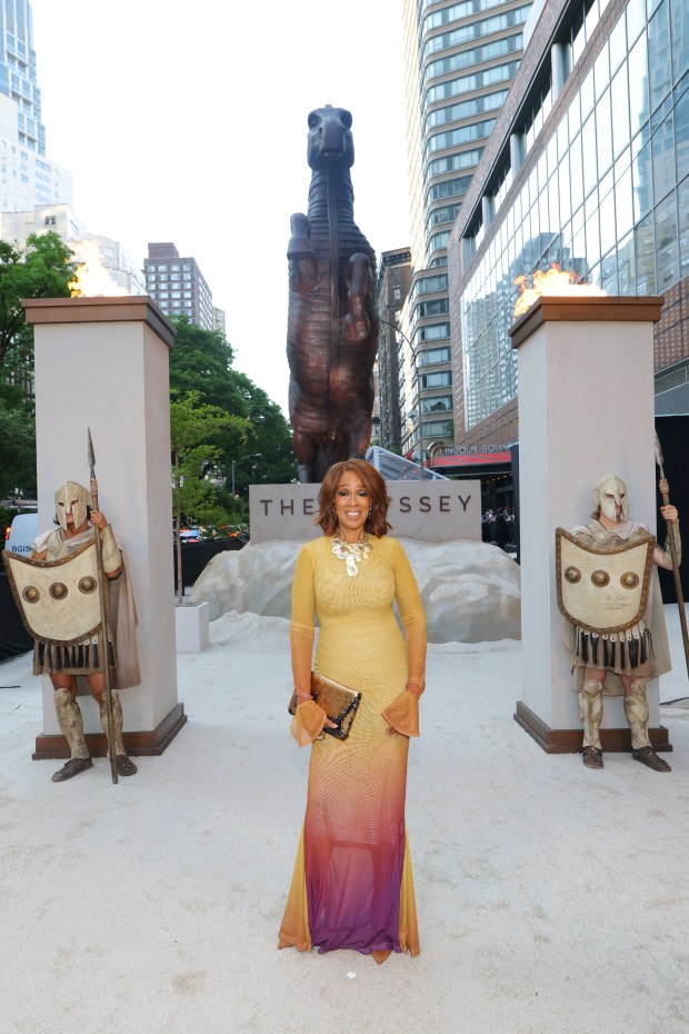 NEW YORK, NEW YORK - JULY 14: Gayle King attends the premiere of "The Odyssey" presented by Universal Pictures on July 14, 2026 in New York City. (Photo by Mike Coppola/Getty Images for Universal Pictures)