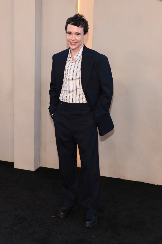 NEW YORK, NEW YORK - JULY 14: Elliot Page attends the premiere of "The Odyssey" presented by Universal Pictures on July 14, 2026 in New York City. (Photo by Dimitrios Kambouris/Getty Images for Universal Pictures)
