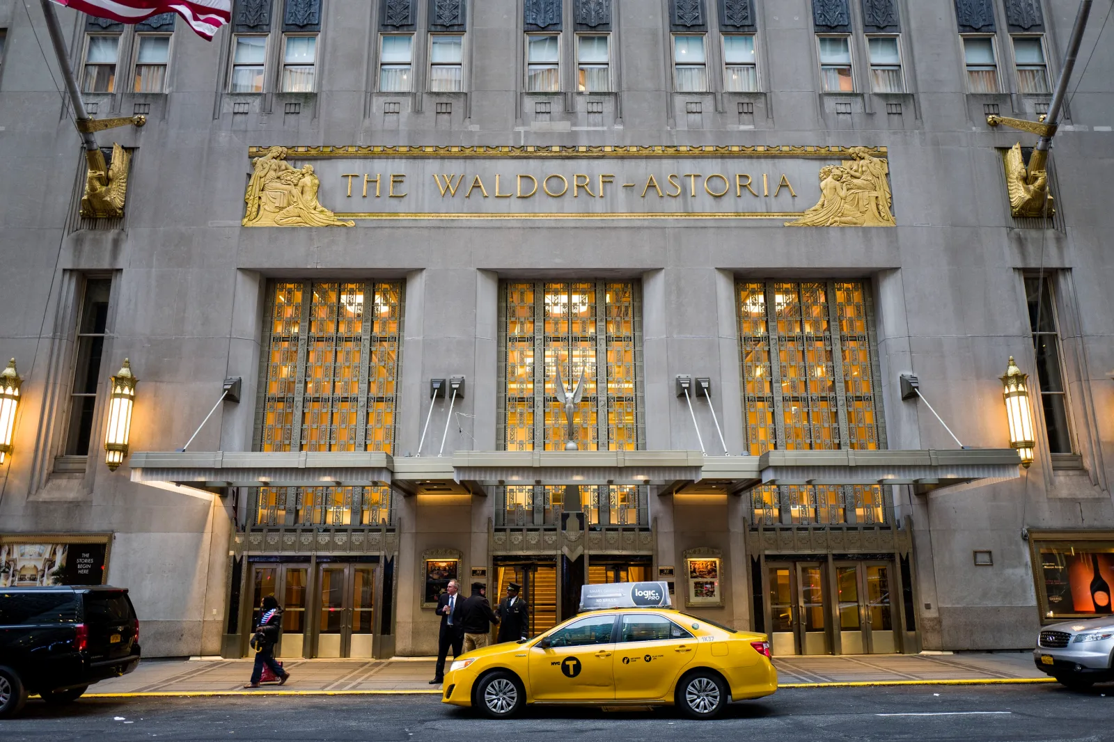 Waldorf Astoria Hotel in NYC.