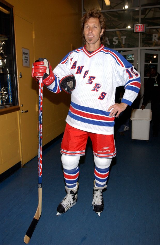Ron Duguay attends the Heroes in Uniforms Charity Hockey Tournament March 23, 2002 in New York City.