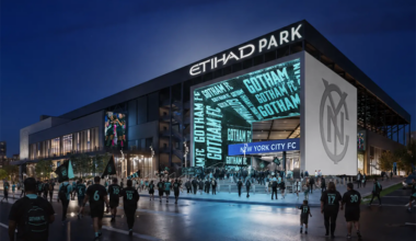 Gotham FC will begin playing home matches at New York City FC’s new stadium, Etihad Park in Queens, beginning in 2028.