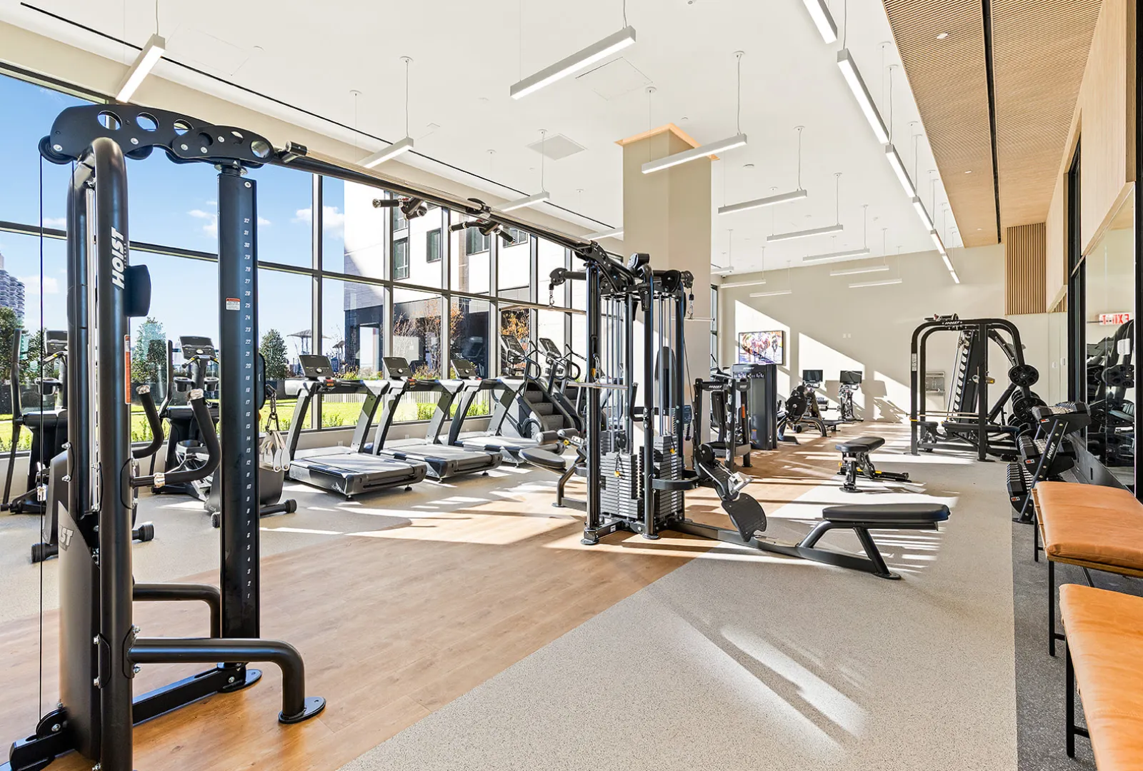 Gym at Sky Three Residences Club