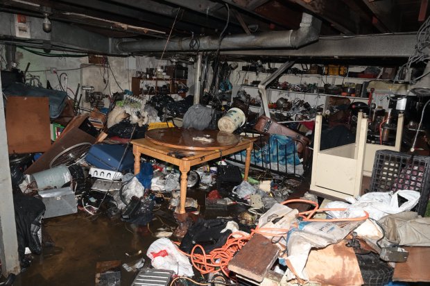 An exploding lithium-ion battery in an illegal e-bike repair shop in the basement of a residential home on Pidgeon Meadow Rd. near 164th St. in Fresh Meadows, Queens, sparked a massive fire that tore through the single-family house on Sunday, Aug. 17, 2025. (FDNY)