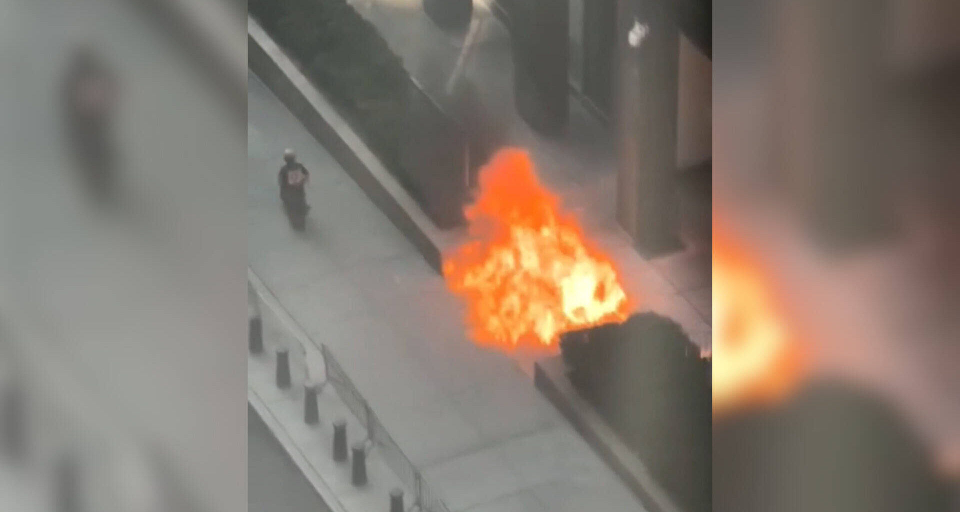 Former Army Vet Arrested After Setting Fire Near Manhattan ICE Office