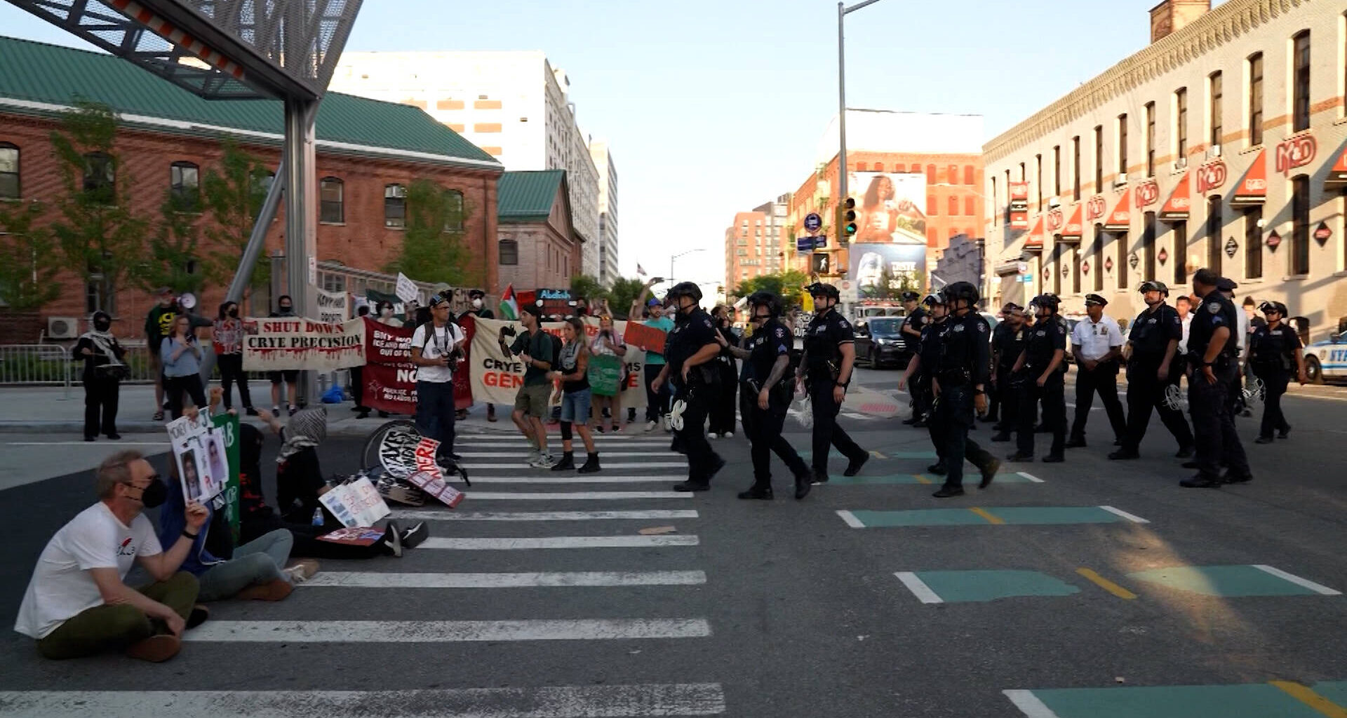 Brooklyn Protesters Target Crye Precision, Supplier of Tactical Gear to ICE and Israel