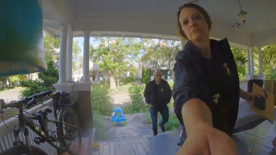 ICE at David Streever's house