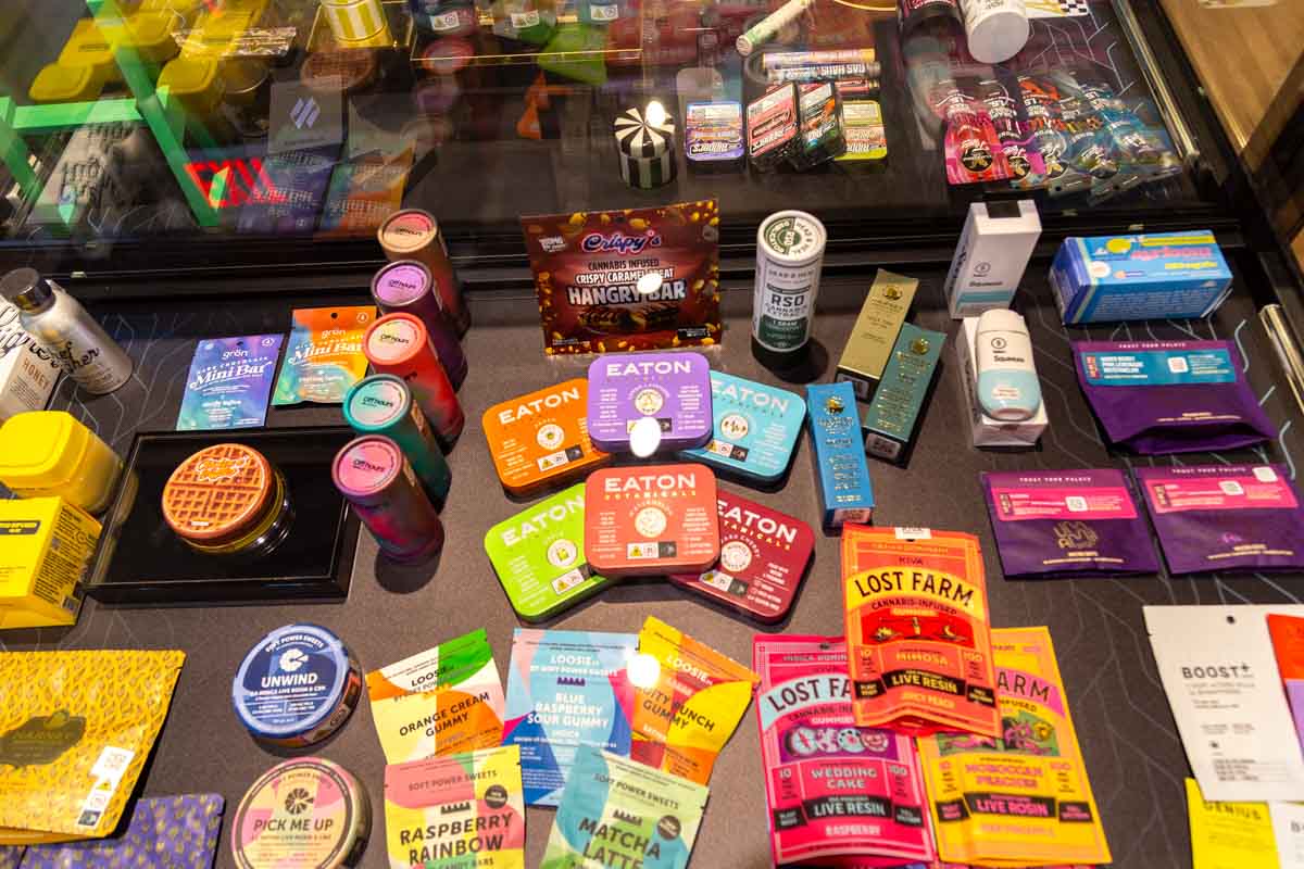 Some of the products on display at Highest Standards.