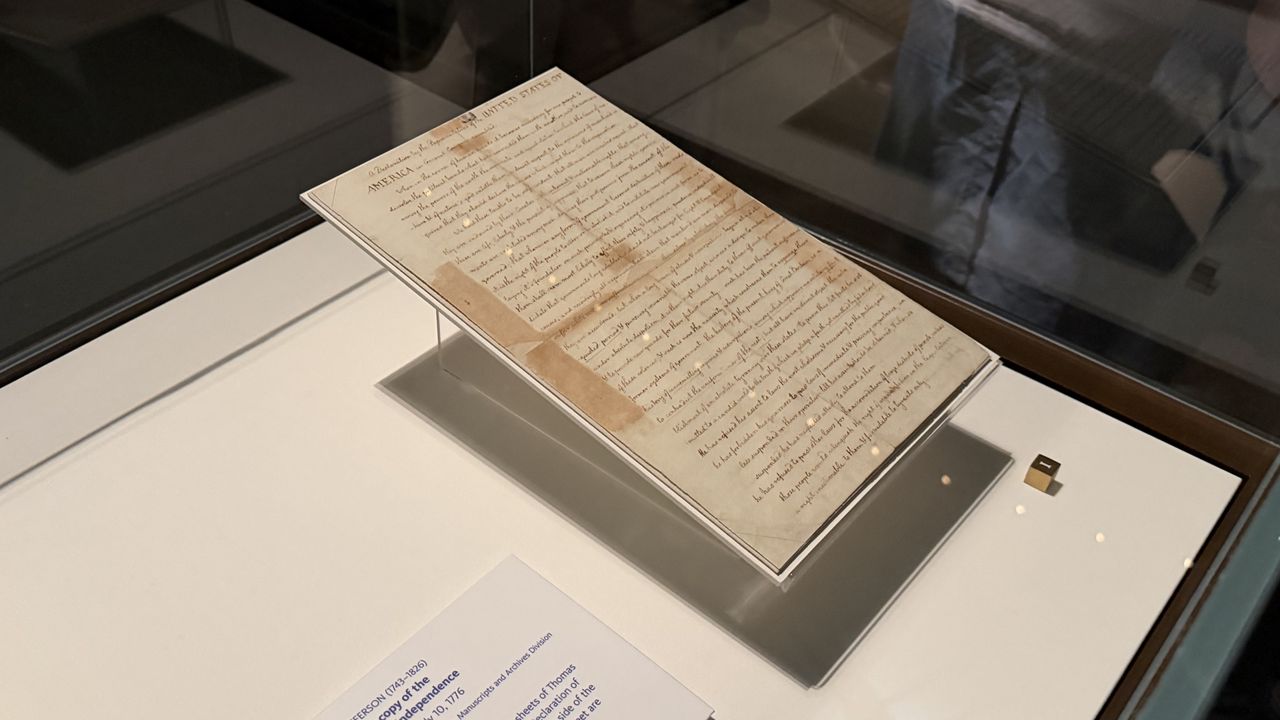 rare copy of Declaration of Independence