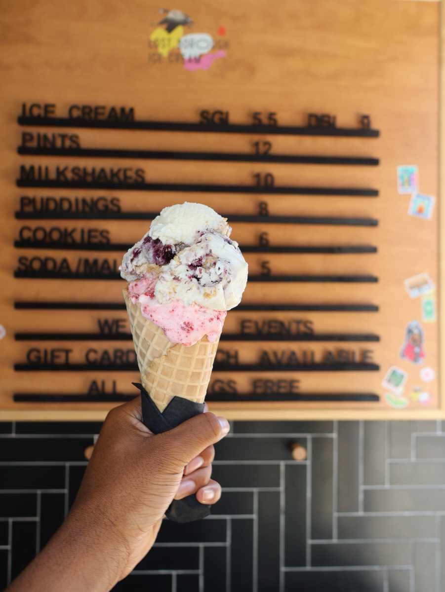 Lost Borough Ice Cream has unique flavors.