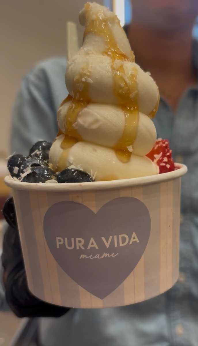 Froyo at Pura Vida.