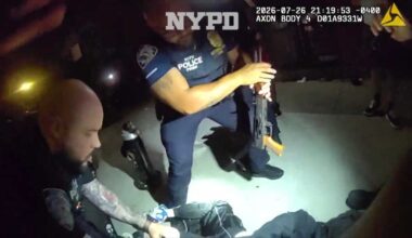 Teen arrested carrying loaded assault rifle after Bronx parade on weekend when 12-year-old son of cop was shot dead