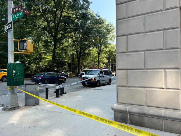 The southwest corner of W. 84th St. and Central Park West in Manhattan, where a man was randomly stabbed in the back on July 23, 2026. (Kerry Burke / New York Daily News)