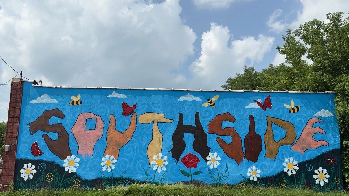 "Southside" mural by Rosario Freeman. (Spectrum News/Natalie Mooney)