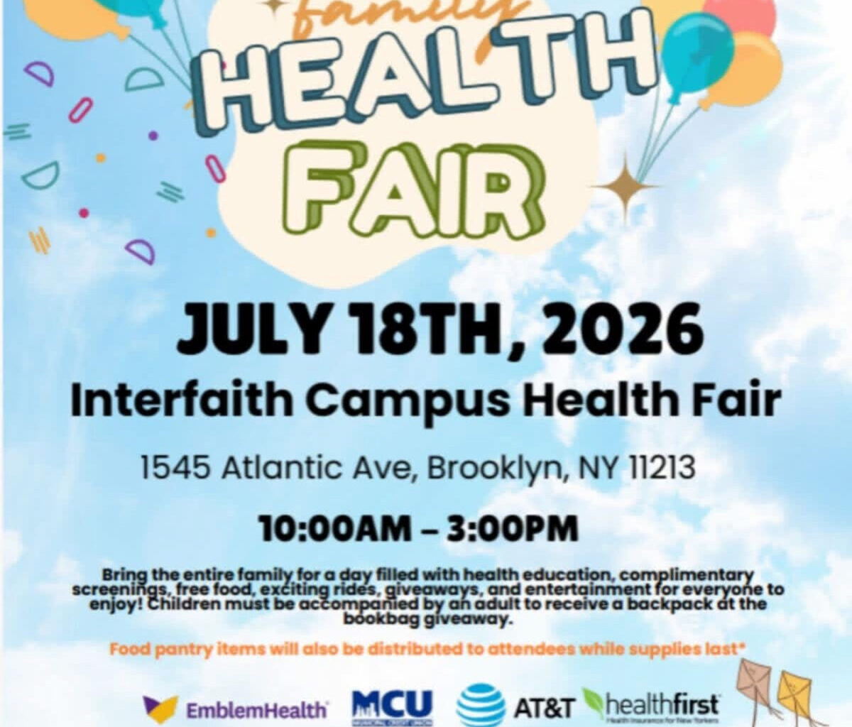 One Brooklyn Health to Host Free Family Health Fair at Interfaith Campus 