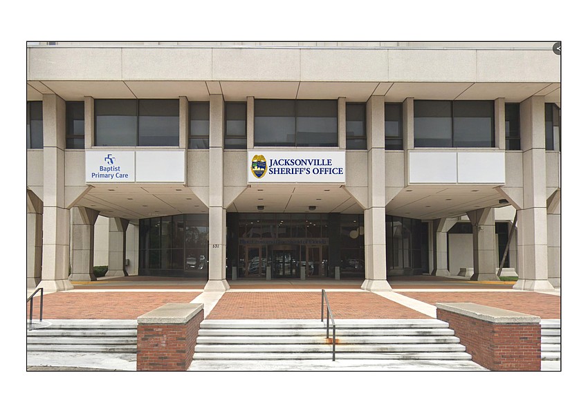 The Jacksonville Sheriff’s Office intends to put up two signs at 532 Riverside Ave., where it is moving its headquarters into the Florida Blue building. The “Jacksonville Sheriff’s Office” name and a badge are planned on the front entrance of the Brooklyn property. The Jacksonville Sheriff’s Office intends to put up two signs at 532 Riverside Ave., where it is moving its headquarters into the Florida Blue building. The “Jacksonville Sheriff’s Office” name and a badge are planned on the front entrance of the Brooklyn property.