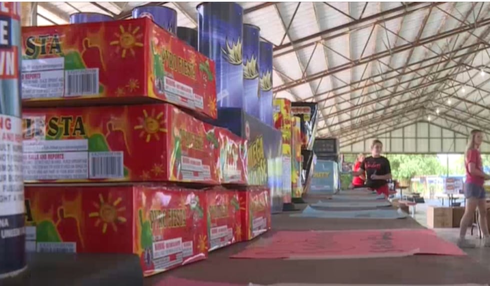 A theft resulted in an estimated loss of nearly $5,000 on Friday at a fireworks stand in...