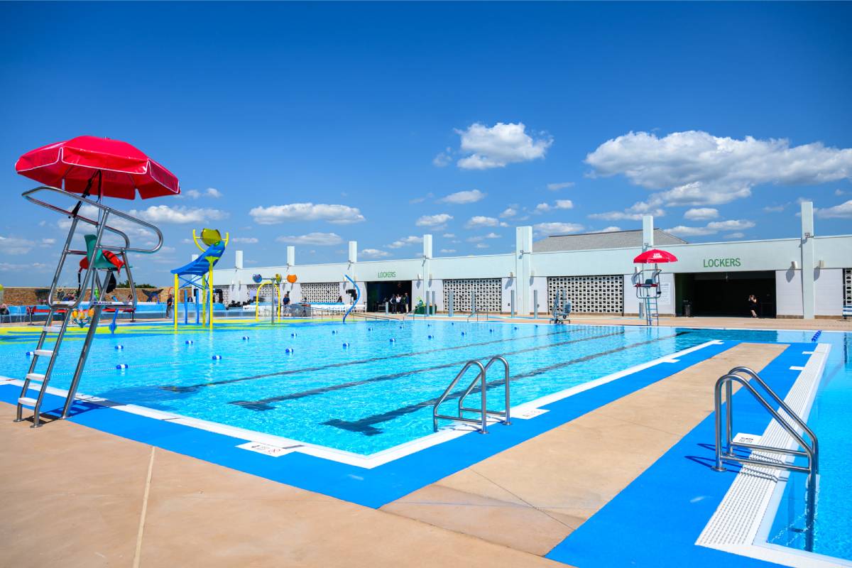 After 17 years, this iconic 1930s beachfront pool complex near NYC just reopened following a $100M restoration — and entry is only $5