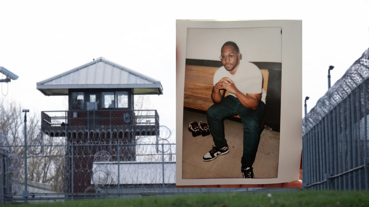 Justus Holmes while incarcerated in Attica.