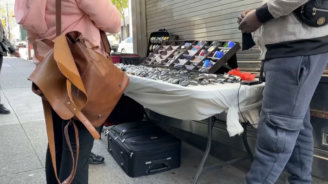 Chinatown was once the epicenter of the counterfeit market in New York City, but now street vendors are selling in other boroughs as well, including in the Bronx. (Spectrum News NY1)