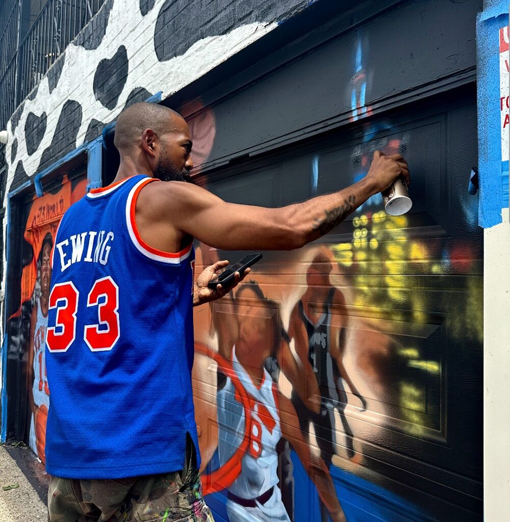 Bronx Murals Display Knicks Pride