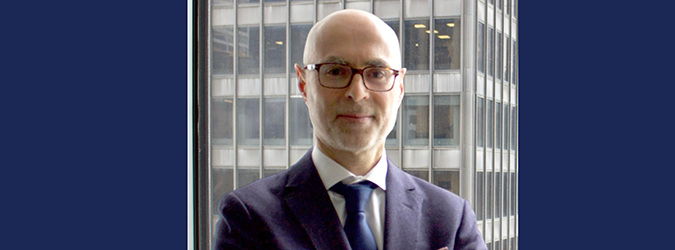 Headshot of New York State Bar Association Business Law Section Chair Luca Melchionna