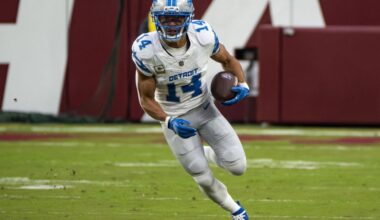 Lions wide receiver Amon-Ra St. Brown, Brooklyn Adams are engaged