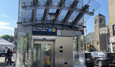 The MTA announced new elevators are coming to five Brooklyn train stations similar to the Bay Ridge-95 St. R station which opened last year. Photo: MTA