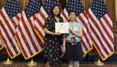 Francis Lewis HS student has artwork displayed at U.S. Capitol after winning Rep. Meng’s Congressional district art contest – QNS
