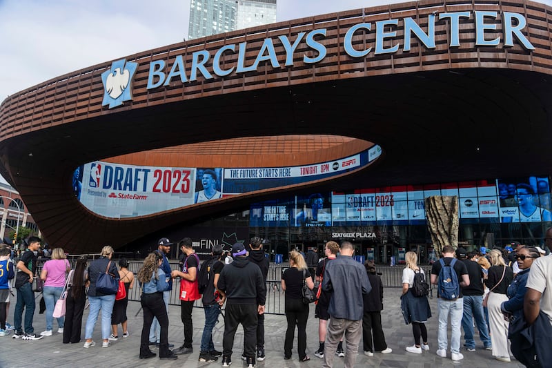The Barclays Center opened in 2012. Photograph: Hiriko Masuike/The New York Times