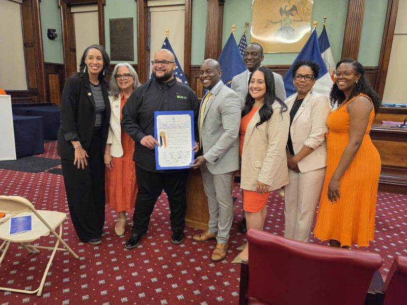 NYC Health + Hospitals/Jacobi | North Central Bronx Stand Up To Violence (SUV) Program Manager Eddie Miranda Honored by City Council