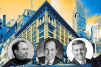 Extell Development's Gary Barnett, Jack Resnick & Sons president Jonathan Resnick and Columbia Property Trust's Adam Frazier; 315 Hudson Street, 229 West 43rd Street and 570 Fifth Avenue