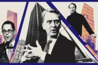 Jeff Blau with 10 Hudson Yards; Bruce Flatt with 1 Liberty Plaza; Gary Barnett with 570 Fifth Avenue