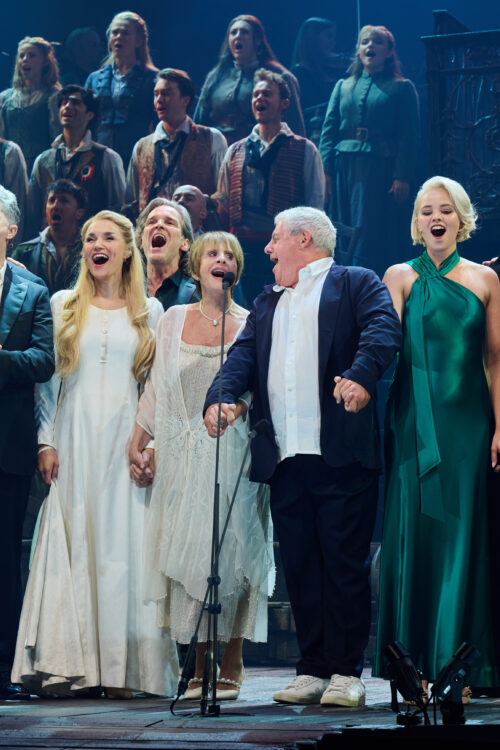 Les Misérables The Concert Spectacular Gala Opening Night Curtain Call and Finale 2026 Bradley Jaden, Christian Mark Gibbs, Peter Lockyer, Samantha Barks, Hugh Panaro, Patti LuPone, Cameron Mackintosh, Katie Hall, Aaron Tveit, Harry Chandler, Beatrice HR