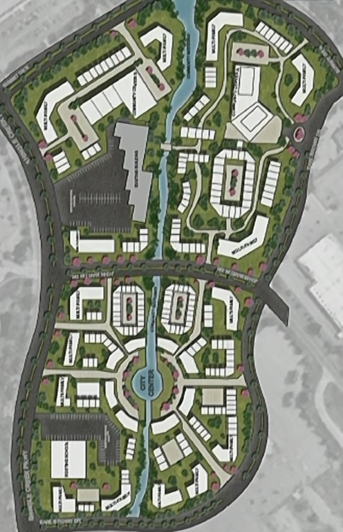 Novarum concept plan for Brooklyn Center Opportunity Site.