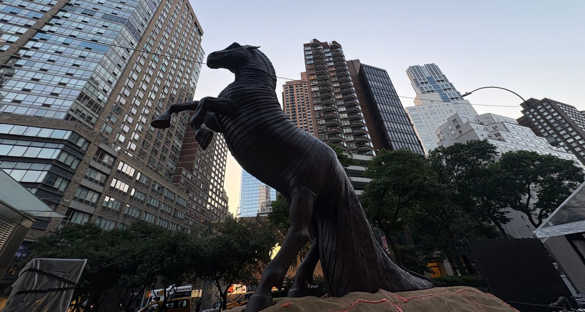 A 40-Foot Trojan Horse has Landed at Lincoln Center Ahead of ‘The Odyssey’ Premiere