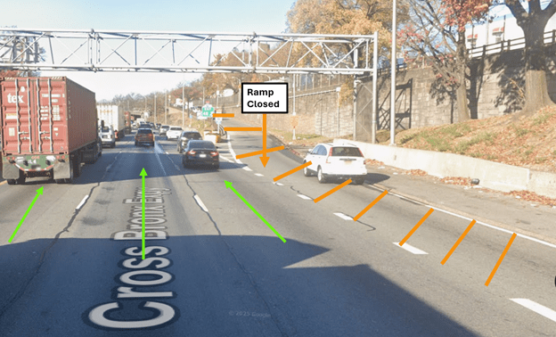 Ramp Closure Along Southbound Cross Bronx Expressway (I-95) for Pavement Repairs