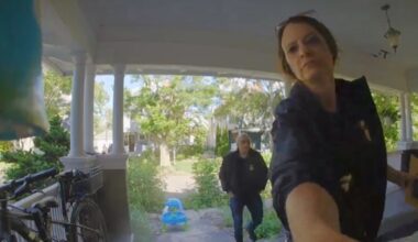Another New York resident says he was warned by officers after criticizing ICE