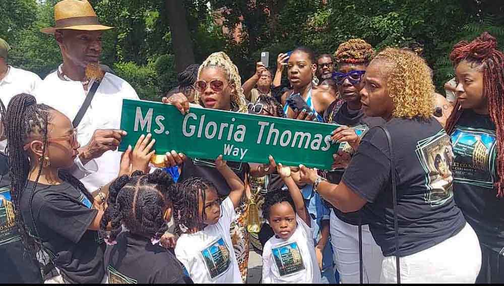 Gloria Thomas Honored with Street Co-Naming