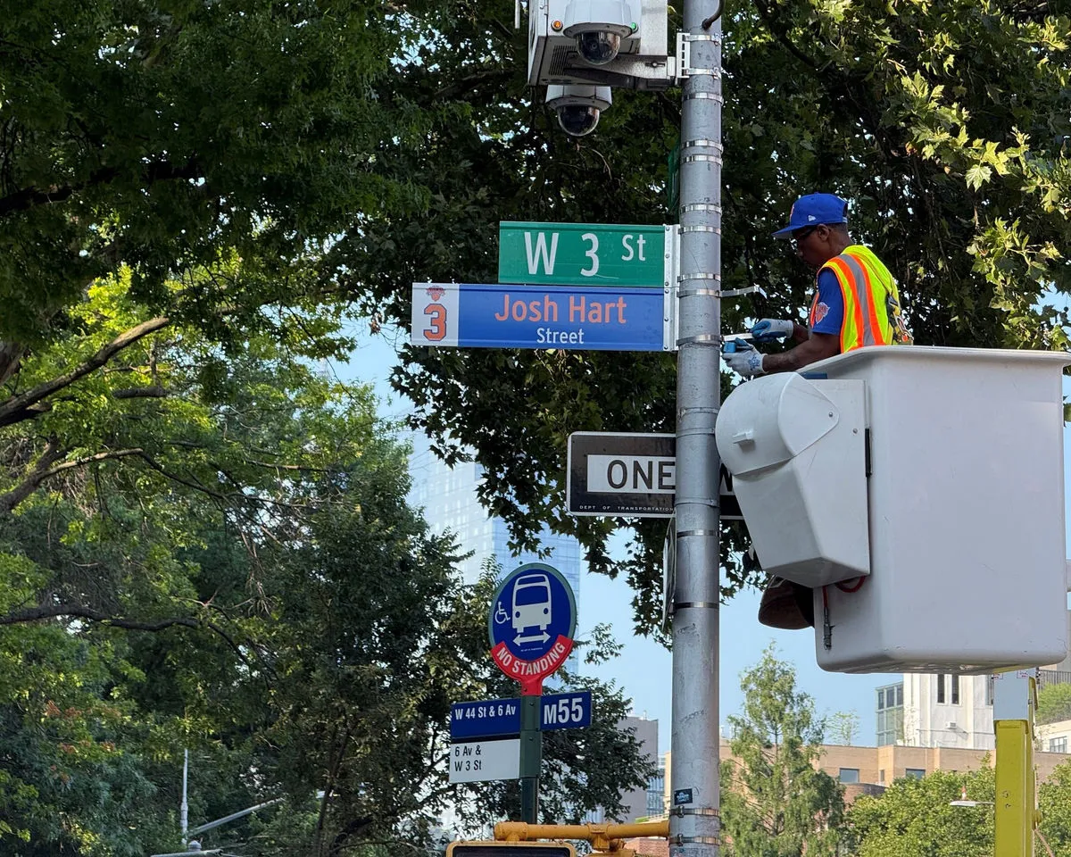 City Life Org - 2026 Knicks Championship Team Temporary Street Co-Namings Across Manhattan