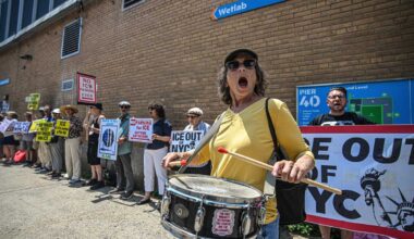 The battle over Pier 40: Protesters decry ICE operations out of Hudson River Park