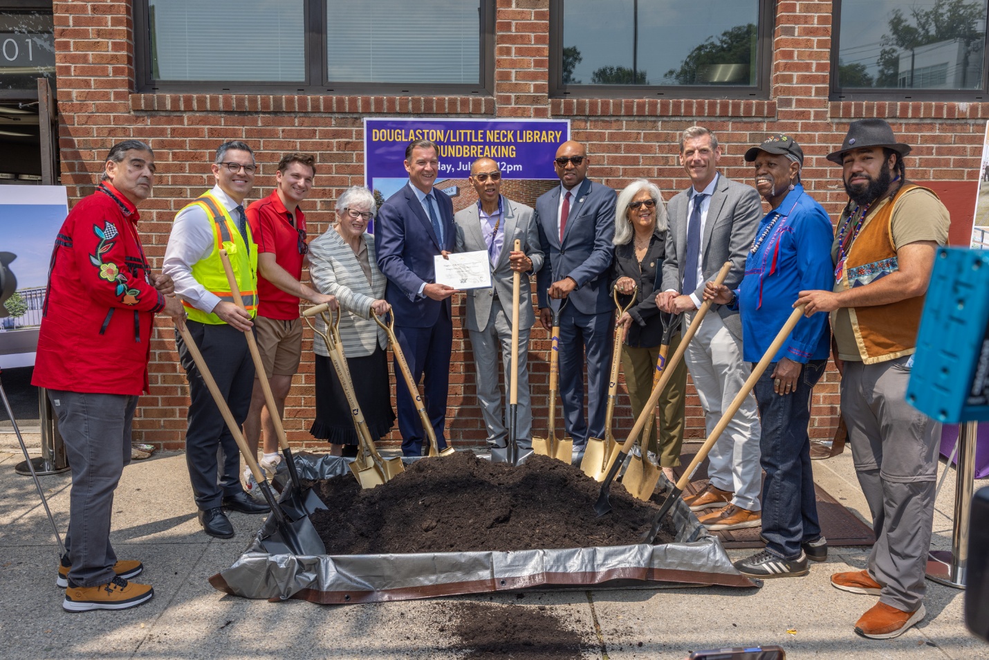 QPL Breaks Ground To Replace Douglaston-Little Neck Library