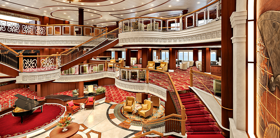 Queen Victoria - Atrium render