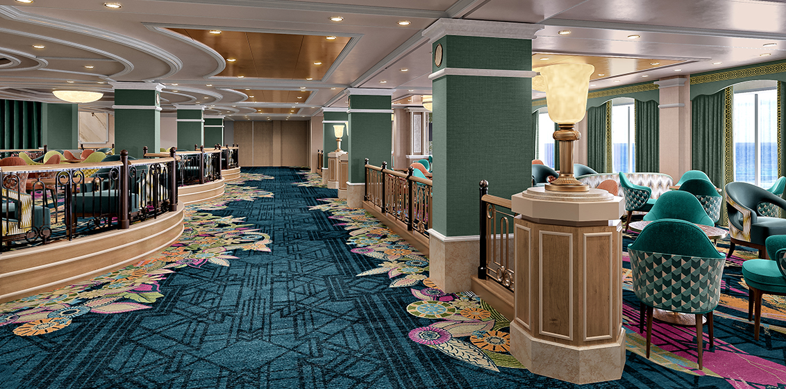 Queen Victoria - Queens Room render