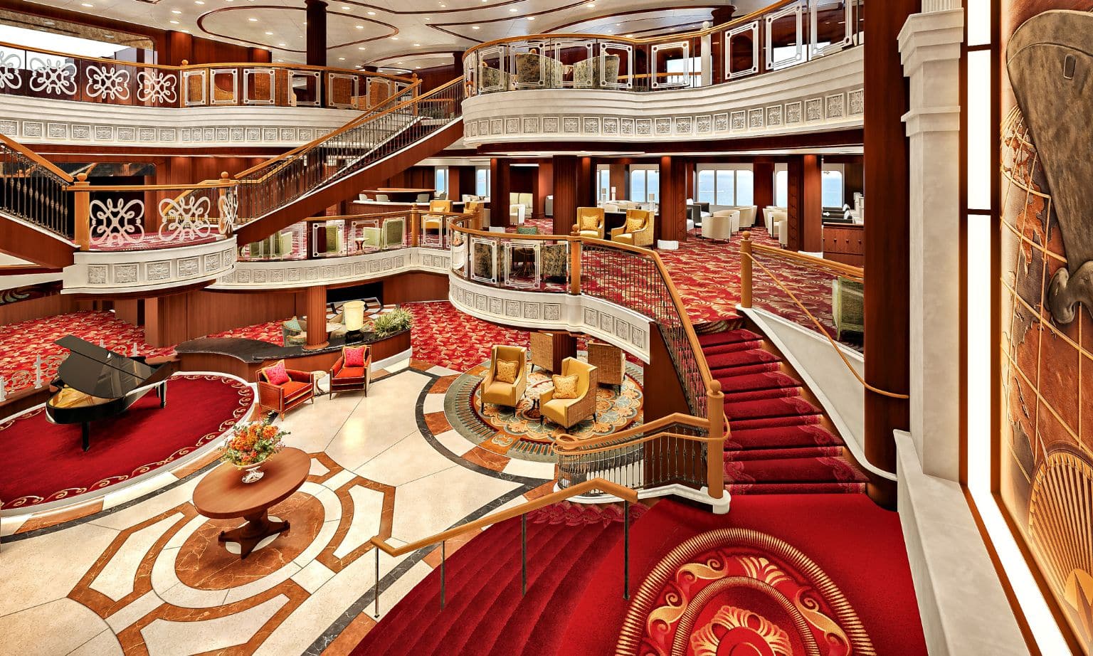 Queen Victoria's new atrium