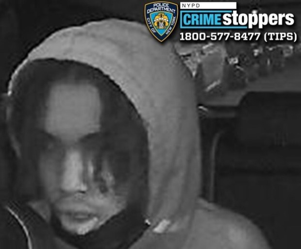 Cops are hunting this man wanted for shooting Danish Sarwar, 21, in the neck during an attempted carjacking in Brooklyn. (NYPD)