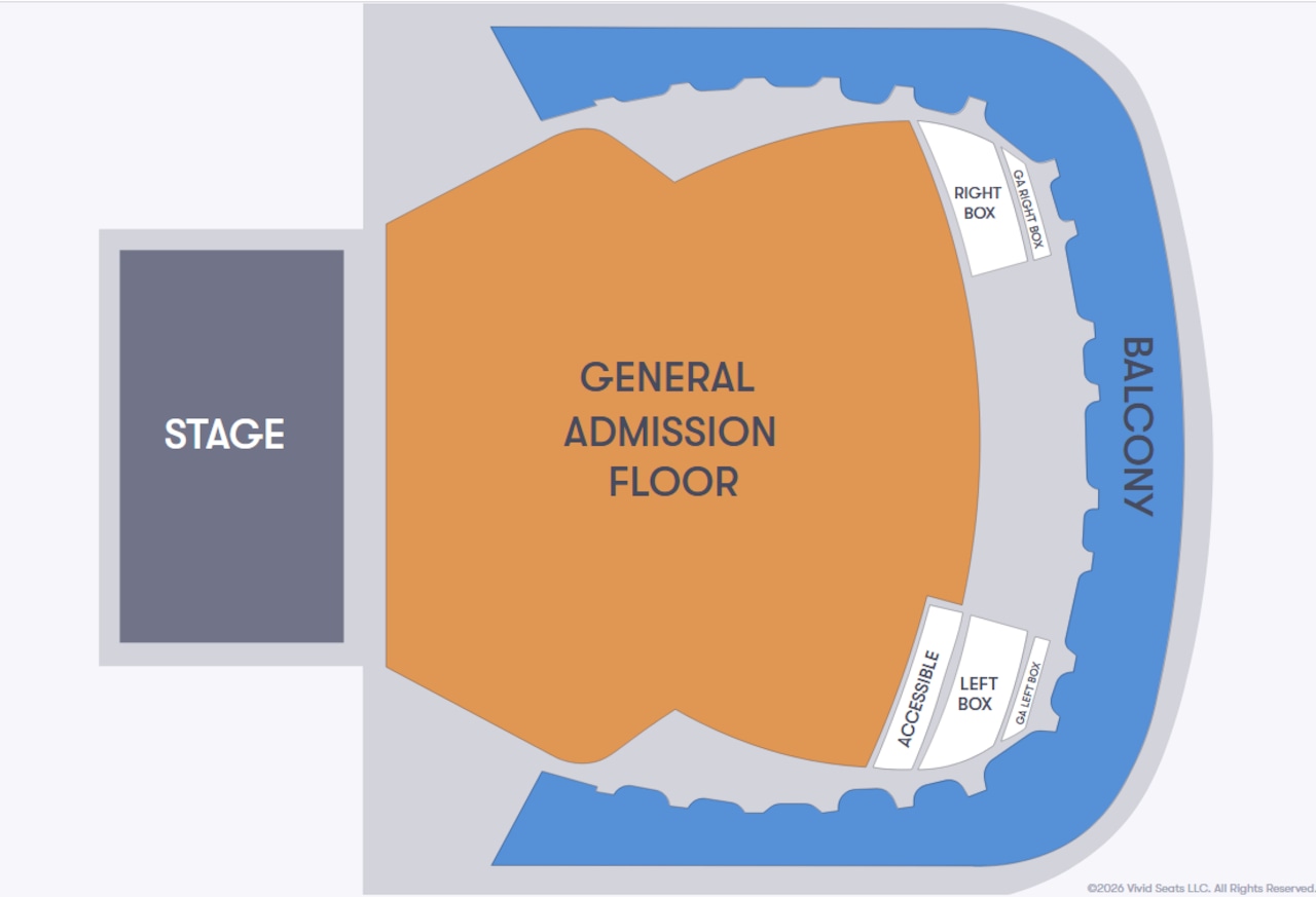 Jack White Brooklyn Paramount map