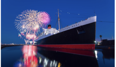 Queen Mary lights up for Fourth of July Celebration