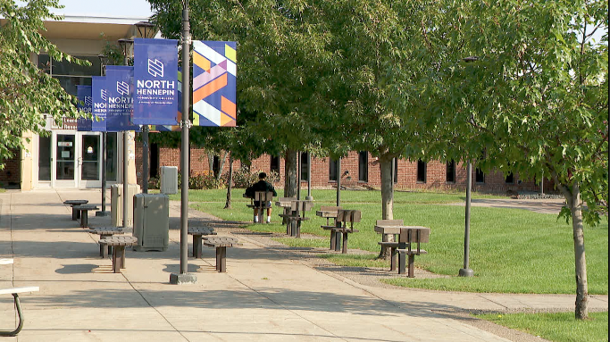 outside campus shot of north hennepin community college