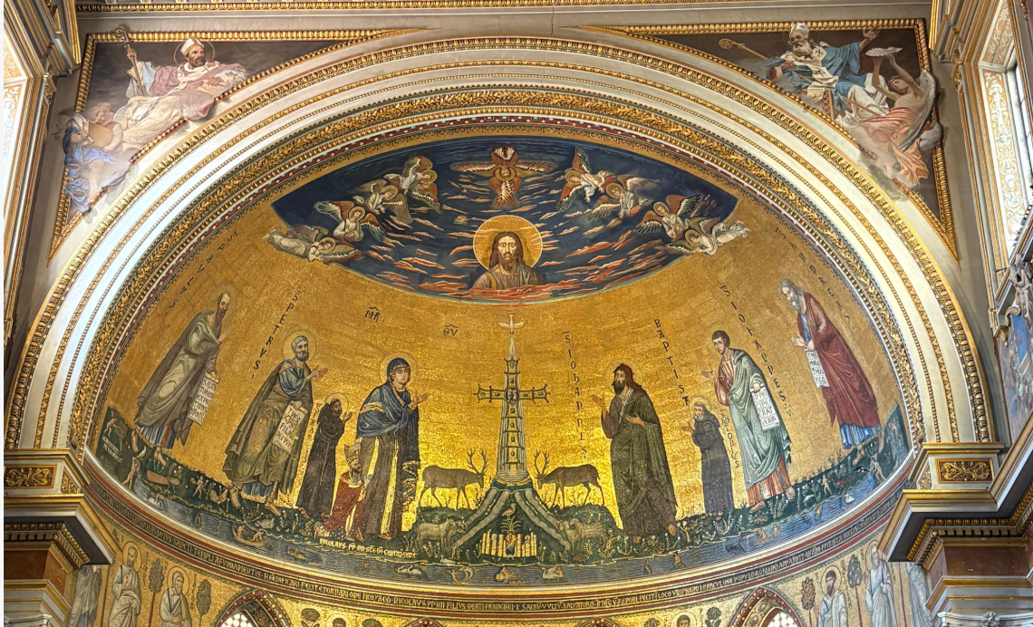 The apse of the Archbasilica of St. John Lateran.
